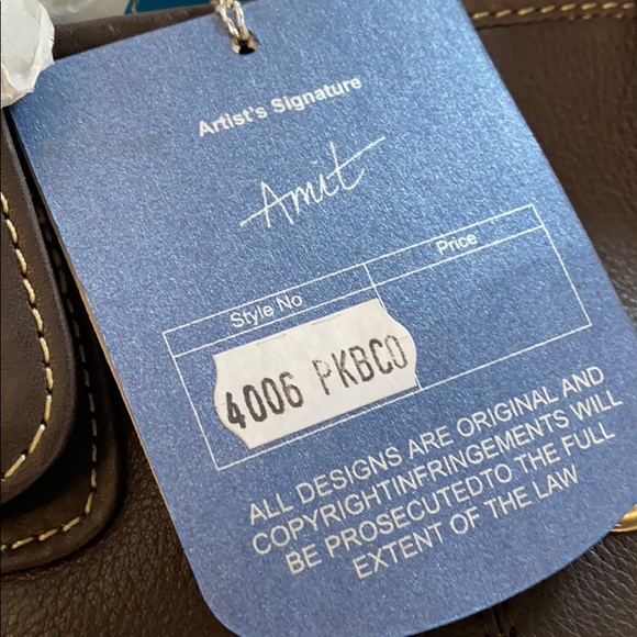 Anuschka Genuine leather hand-painted handbag - Picture 6 of 13